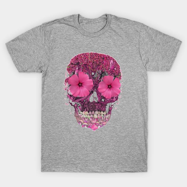 pink skull T-Shirt by hrw22611